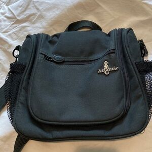 Atlantic Black grooming Travel Bag